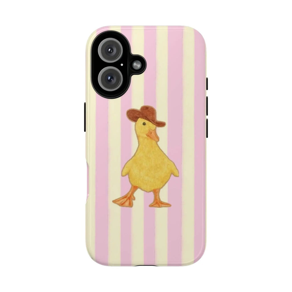 Cowboy Duck iPhone Case, Cute Western Duck Phone Cover