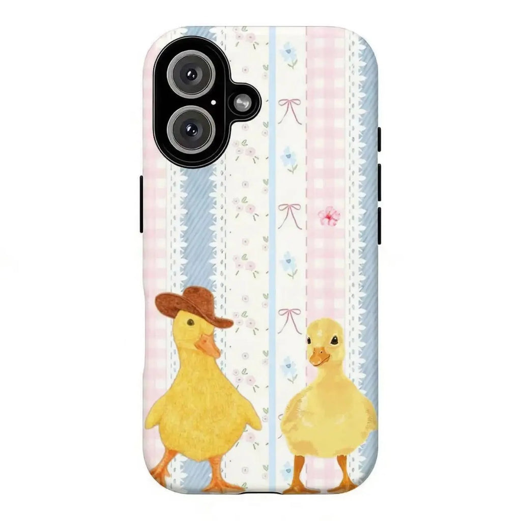 Cowboy Duck iPhone Case, Cute Western Duck Phone Cover