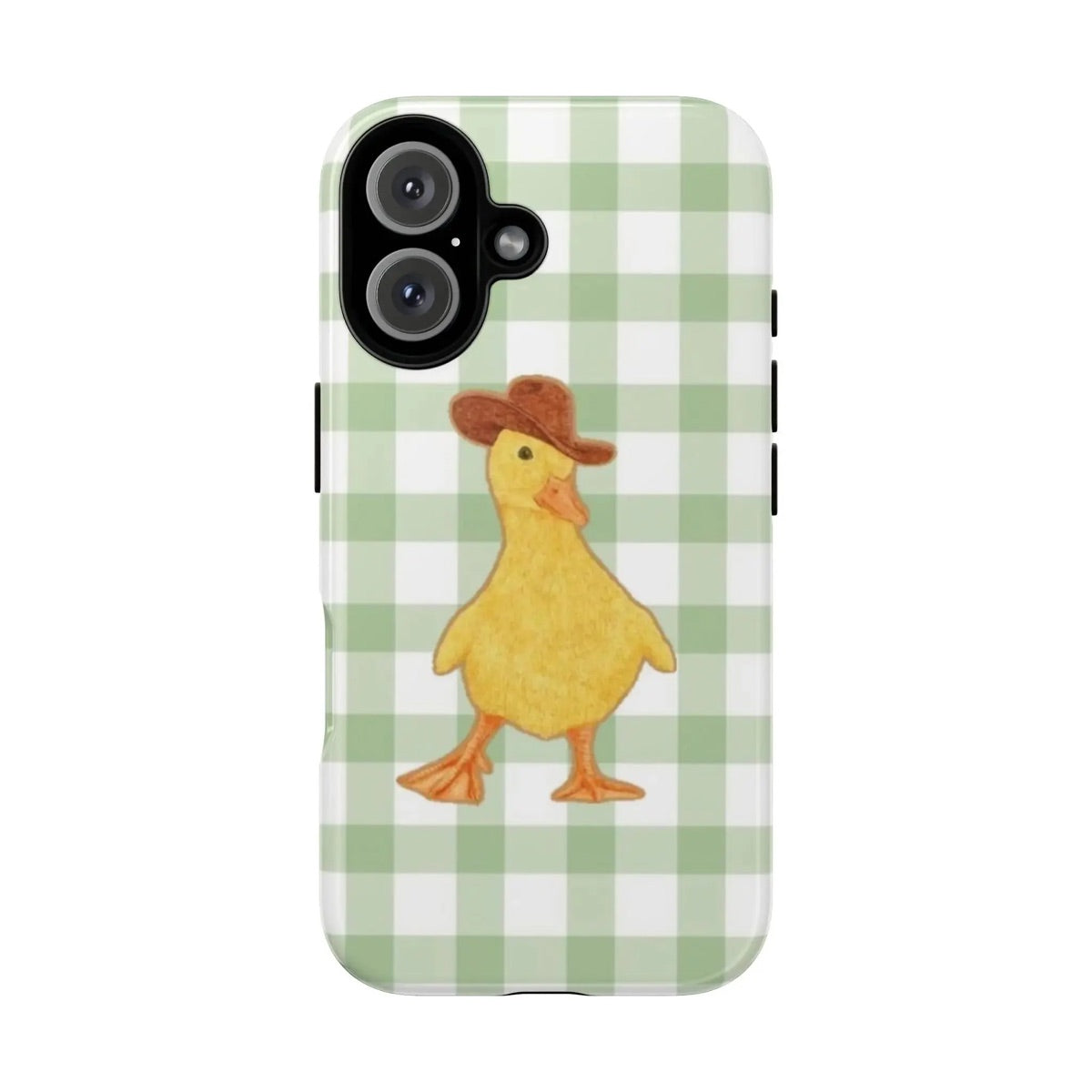 Cowboy Duck iPhone Case, Cute Western Duck Phone Cover