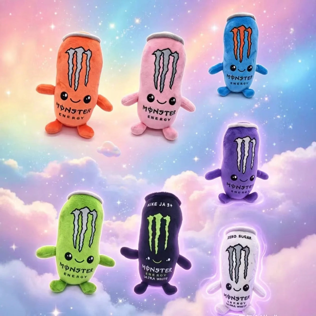 Cute Energy Drink Can Inspired Plush Toy – Soft Kawaii Beverage Can Stuffed Doll, Funny Gift & Room Decor