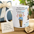 Spanish Father's Day Papa mug gift scene with card styling