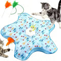Juguete electrico giratorio para gatos de 5 lados