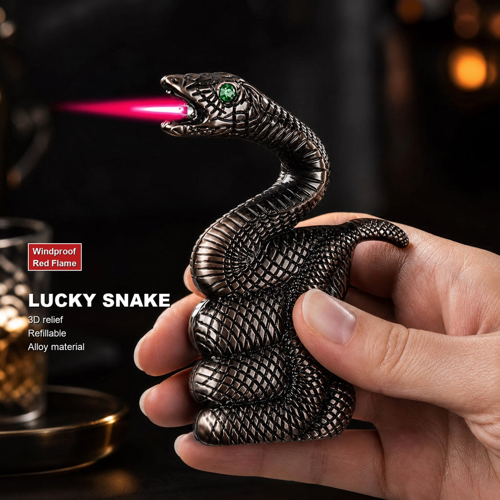 Snake shaped torch lighter feature image