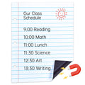Giant Magnetic Lined Dry Erase Sheet, 22 × 16.9 in Reusable Writing Pad for Teachers, Classroom, Homeschool & Office