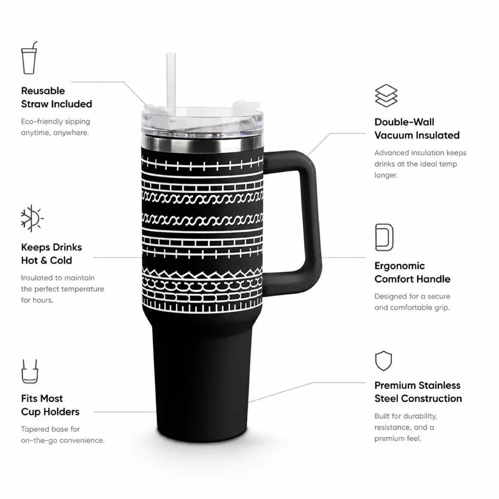 40 oz F*ck This Sh*t Hidden Message Tumbler, Funny Coworker Gift Cup