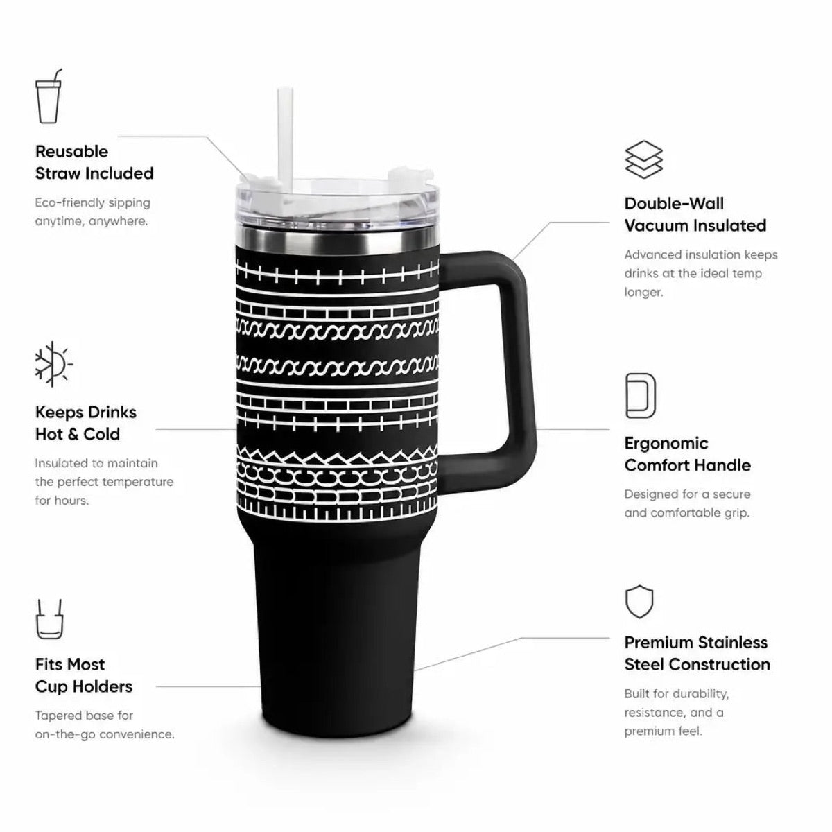 40 oz F*ck This Sh*t Hidden Message Tumbler, Funny Coworker Gift Cup