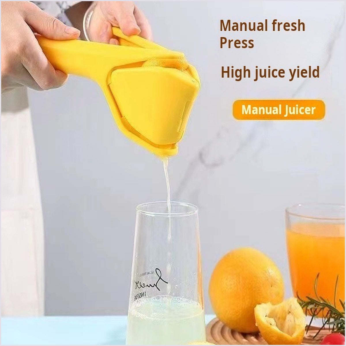 Manual citrus juicer high juice yield