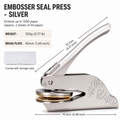Personalized Library Book Embosser – Custom Name Stamp