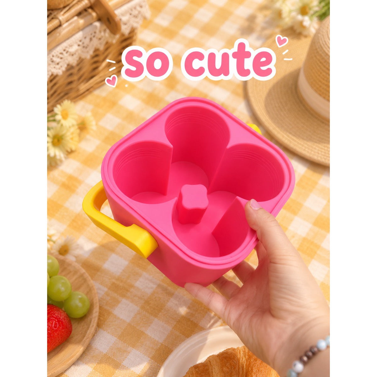 Mini Cooler Bucket for Cute Picnic Drink Setups