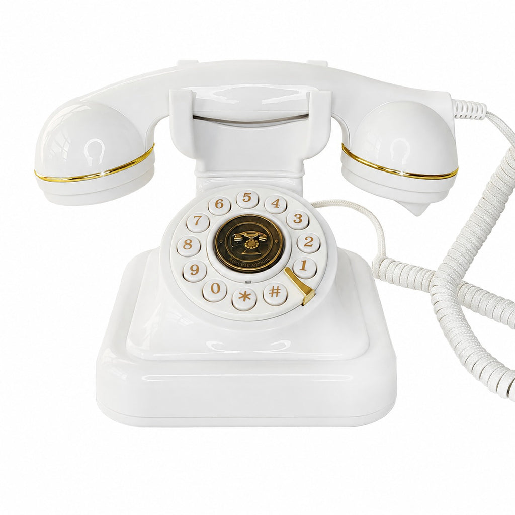 White bluetooth version Vintage Bluetooth Telephone
