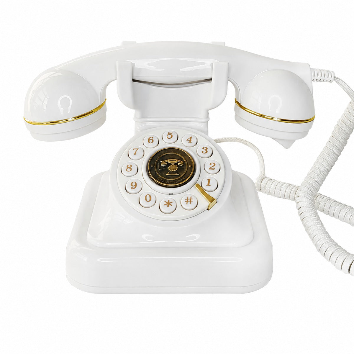 White bluetooth version Vintage Bluetooth Telephone