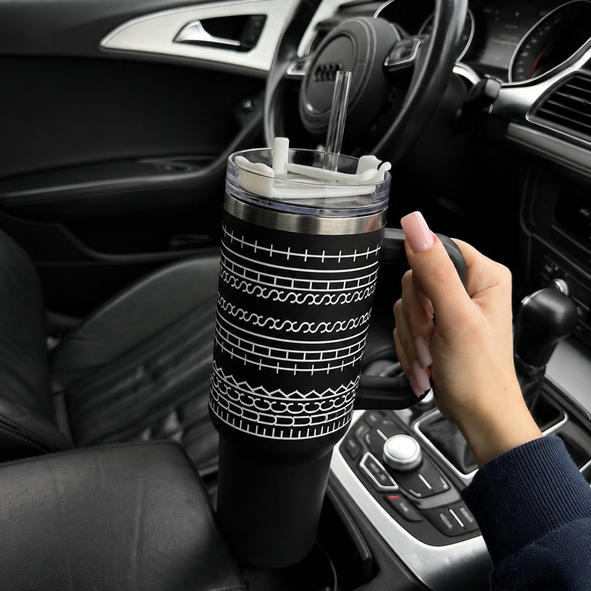 40 oz F*ck This Sh*t Hidden Message Tumbler, Funny Coworker Gift Cup