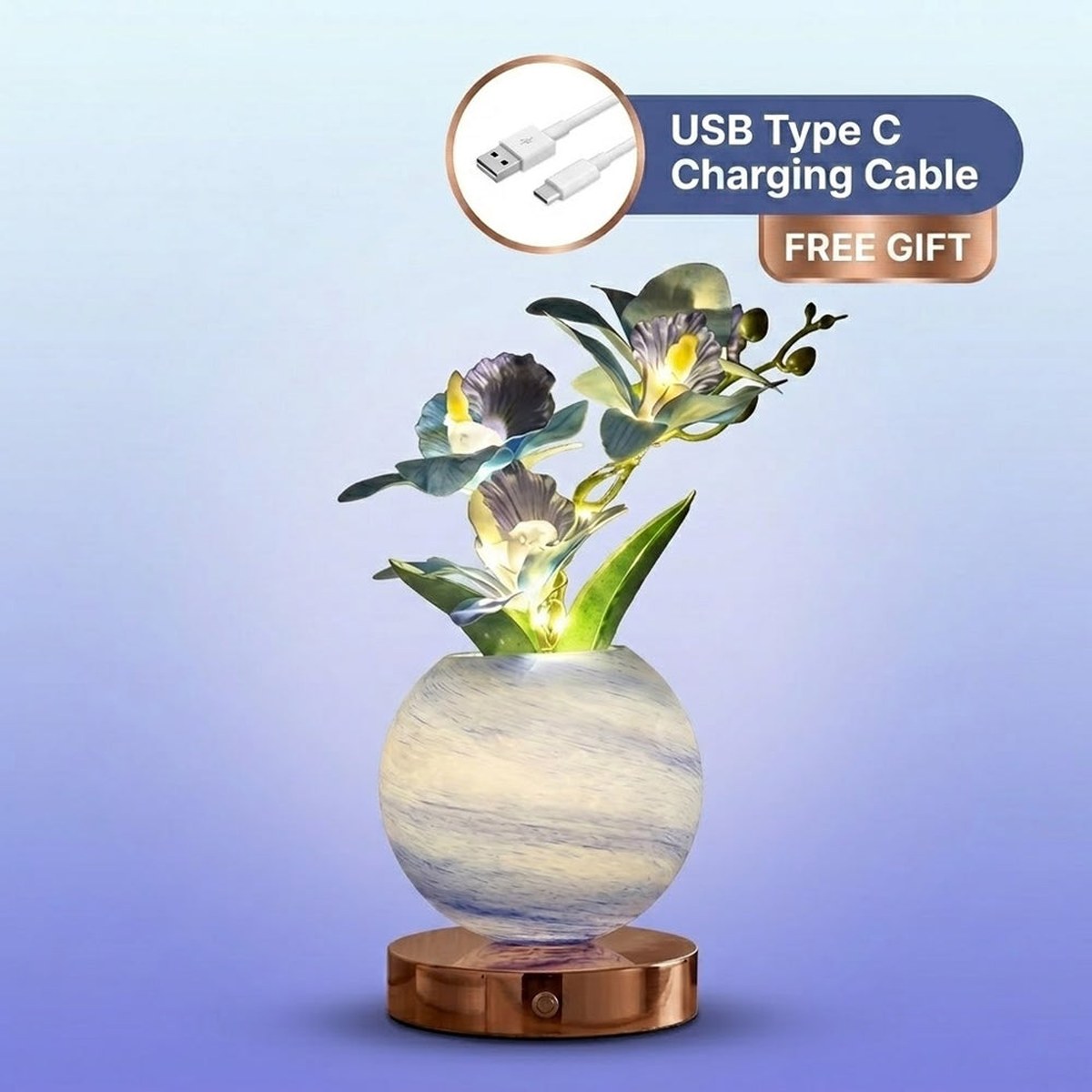Krejova– Blooming Orchid Lamp