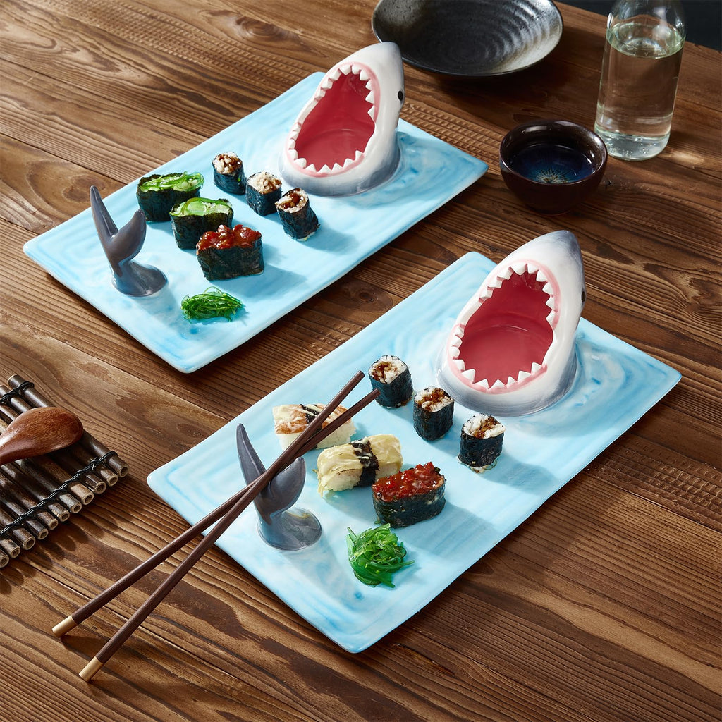 Hungry Shark Ceramic Plate
