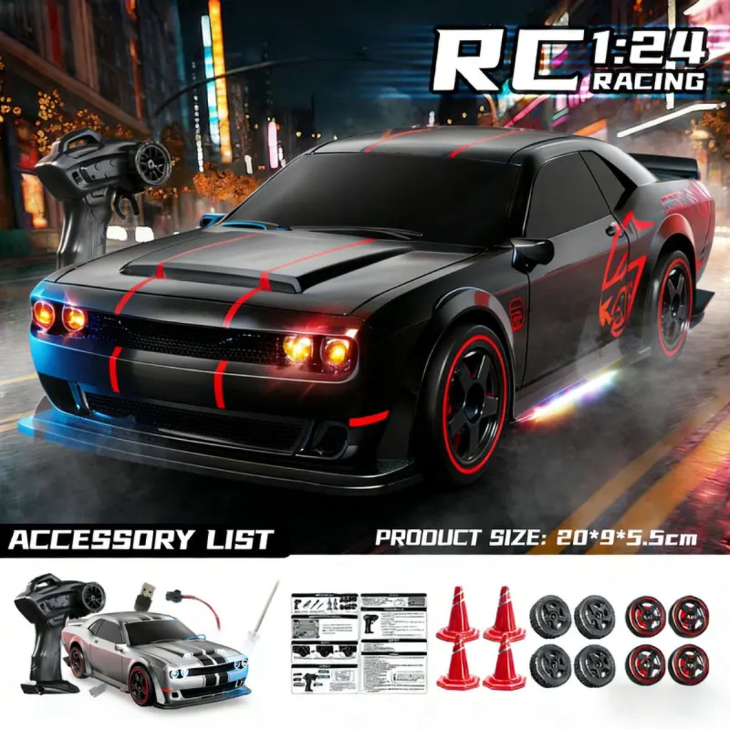 Voiture de course RC 1:24 avec acceleration proportionnelle