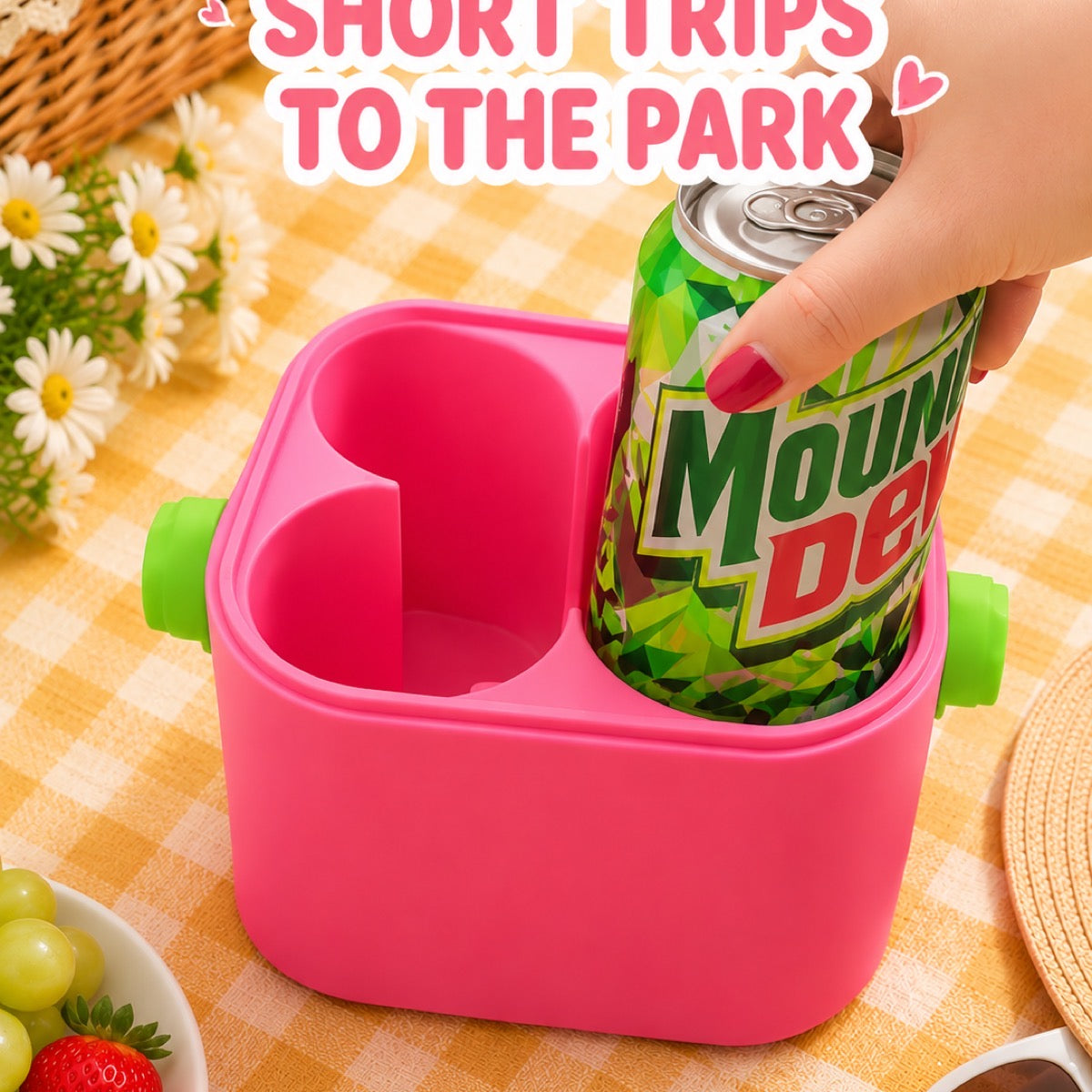 Mini Cooler Bucket for Cute Picnic Drink Setups