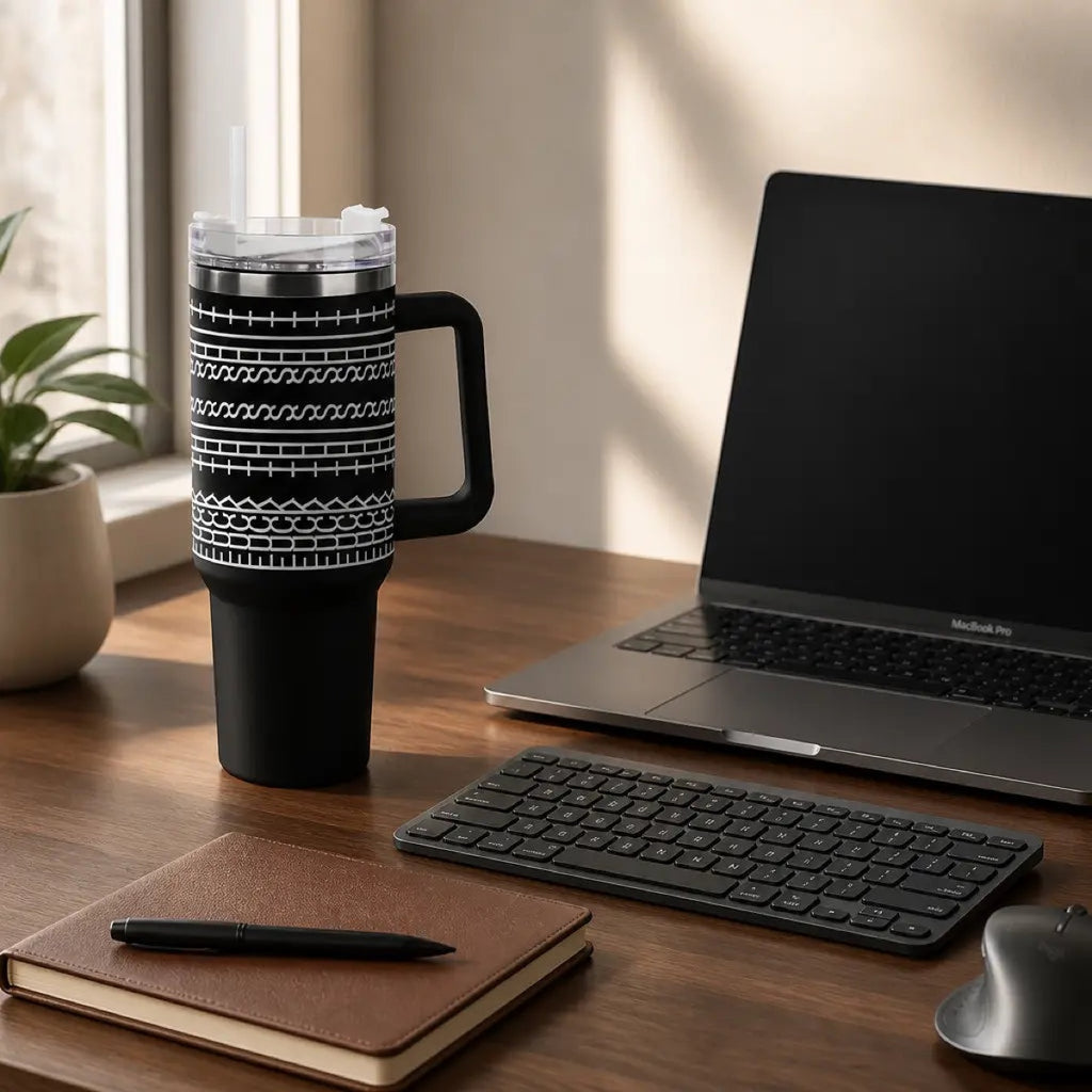 40 oz F*ck This Sh*t Hidden Message Tumbler, Funny Coworker Gift Cup