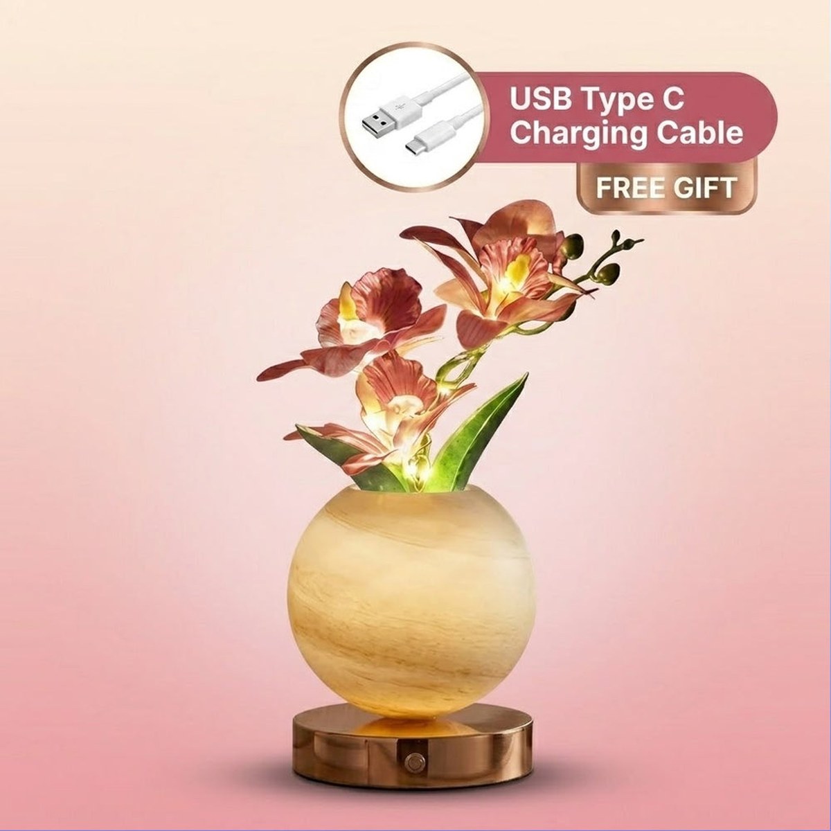 Krejova– Blooming Orchid Lamp