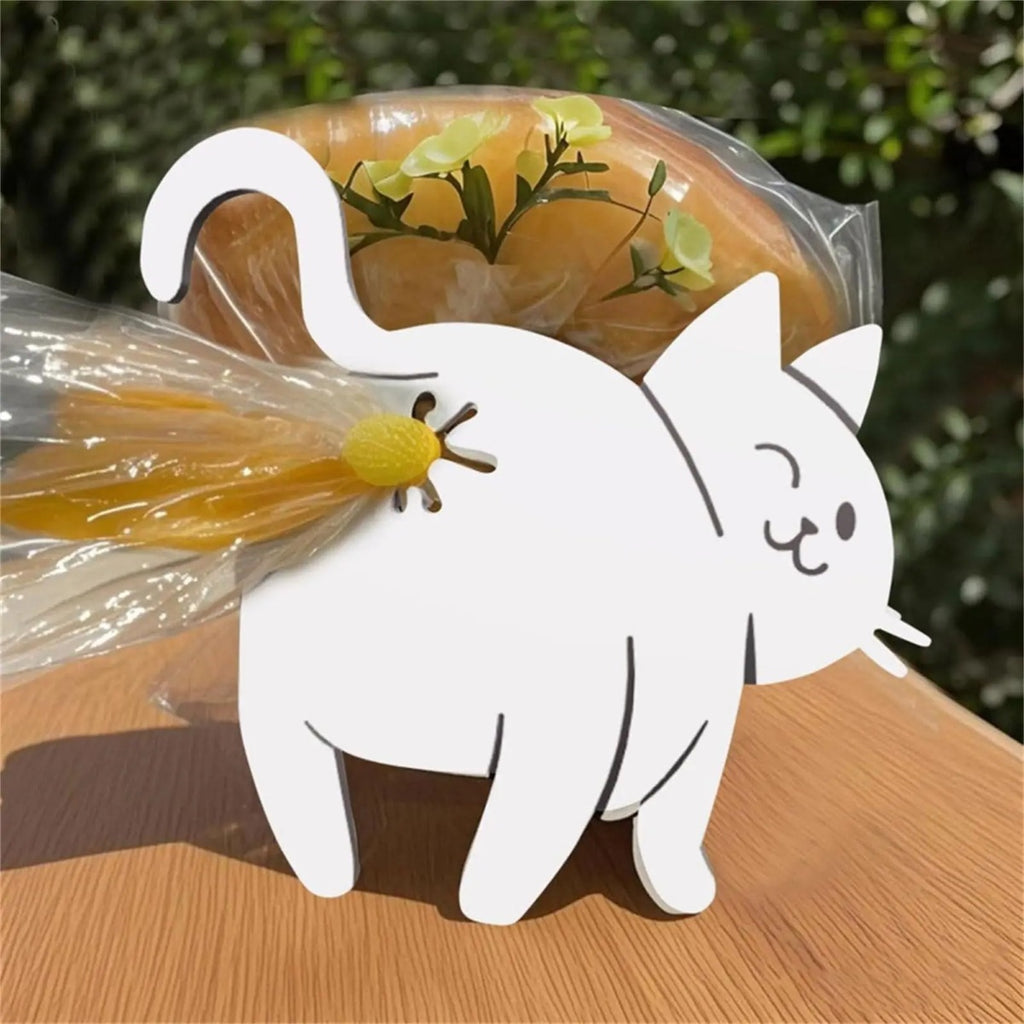3-Piece 3D-Printed Cat Bread Clips