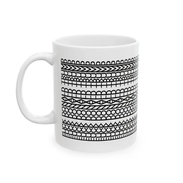 FDT Hidden Message Mug, 11oz Secret Message Ceramic Coffee Cup, Funny Gag Gift