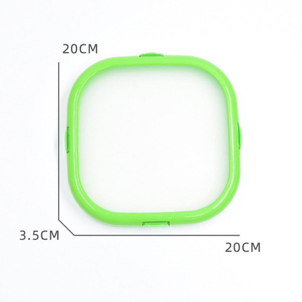 Green food-grade silicone fresh storage box size view