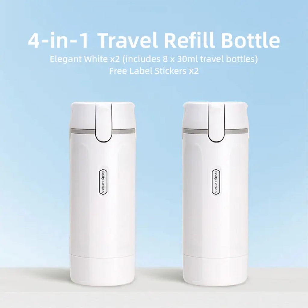 4-in-1 Leak-Proof Travel Dispenser Set