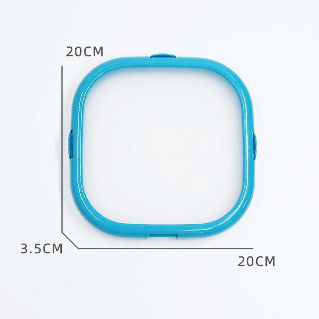Blue food-grade silicone fresh storage box size view