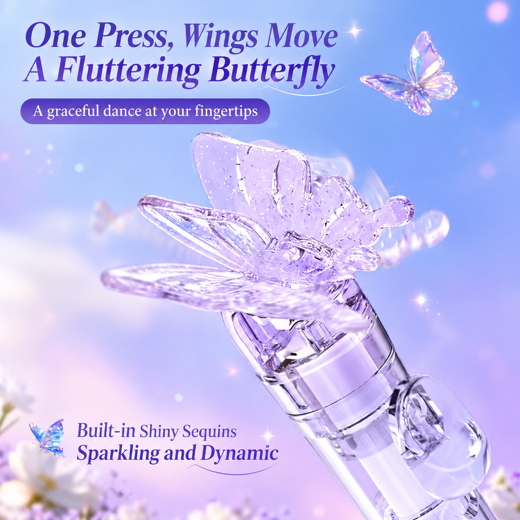 7-Style Interactive Pen Set, Cute Multi-Color Novelty Pens with Wings, Birds, Peacock, Magnetic & Transforming Designs for School, Office, Journaling & Gifts