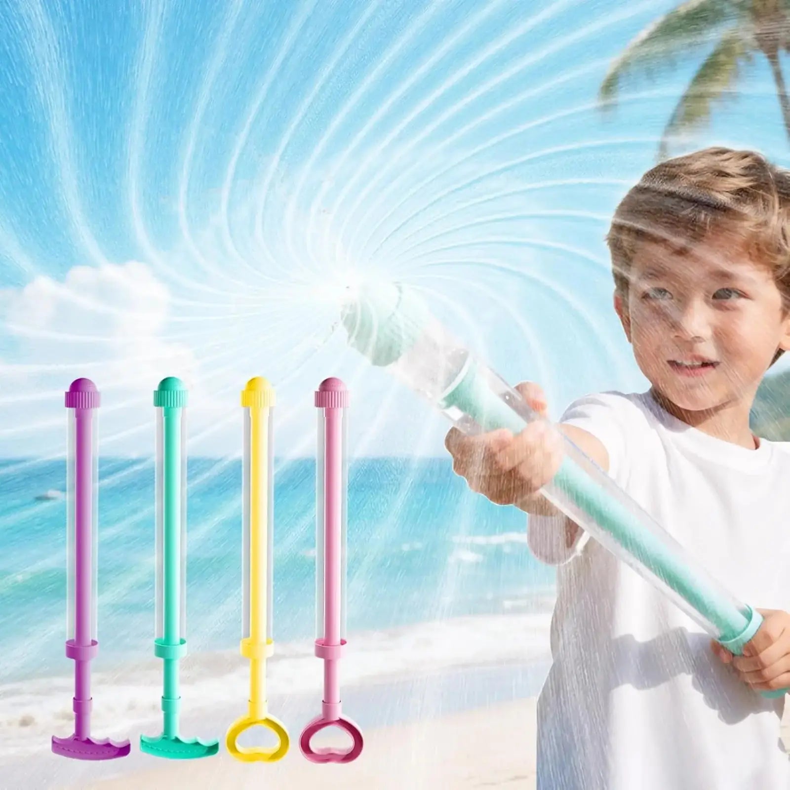 "Firework" Spray Water Gun | Multi-Hole Squirt Blaster for Pool Parties