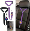 2 Packs Adjustable Dog Car Seatbelt Harness, Pet Safety Seat Belt for Dogs and Puppy