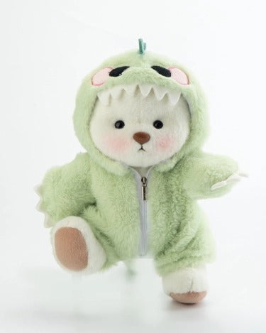 Furry Dino Bear | Handmade Jointed Teddy Bear Gift