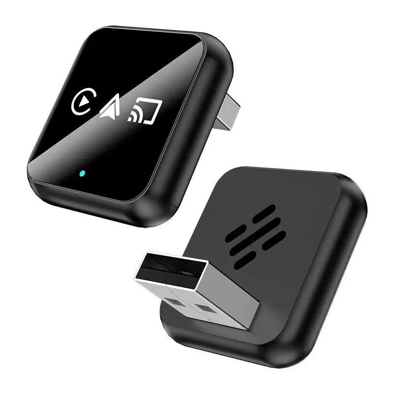 4-in-1 Wireless CarPlay Adapter for Factory Wired CarPlay Cars – Android Auto, AirPlay & MirrorLink