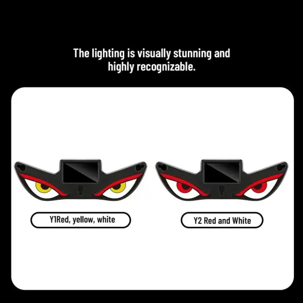 Car Rear Window Dynamic LED Display - Vampire Devil Eye Emoji Panel