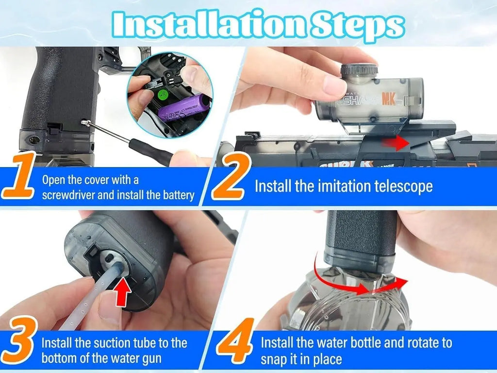 Ultimate Battle Powerful Electric Water Gun
