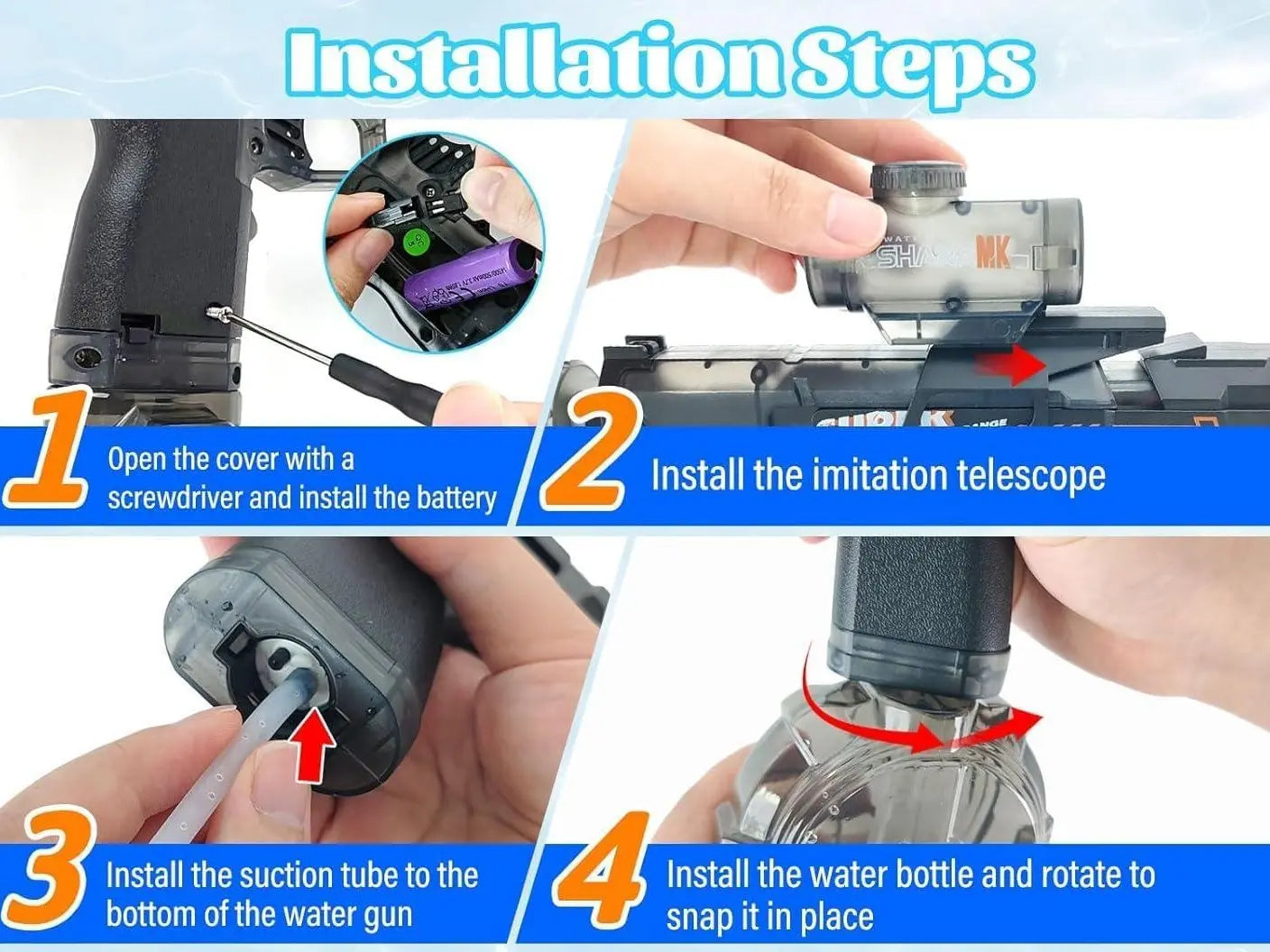 Ultimate Battle Powerful Electric Water Gun