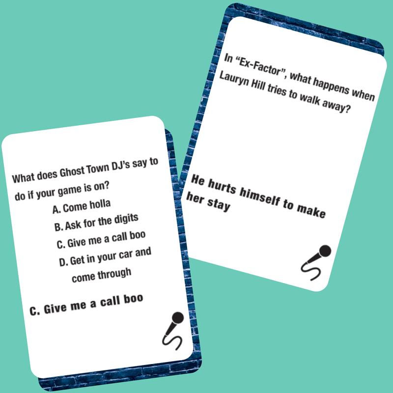 Lyrically Correct 90s R&B Expansion Pack – 80 Additional Music Trivia Cards