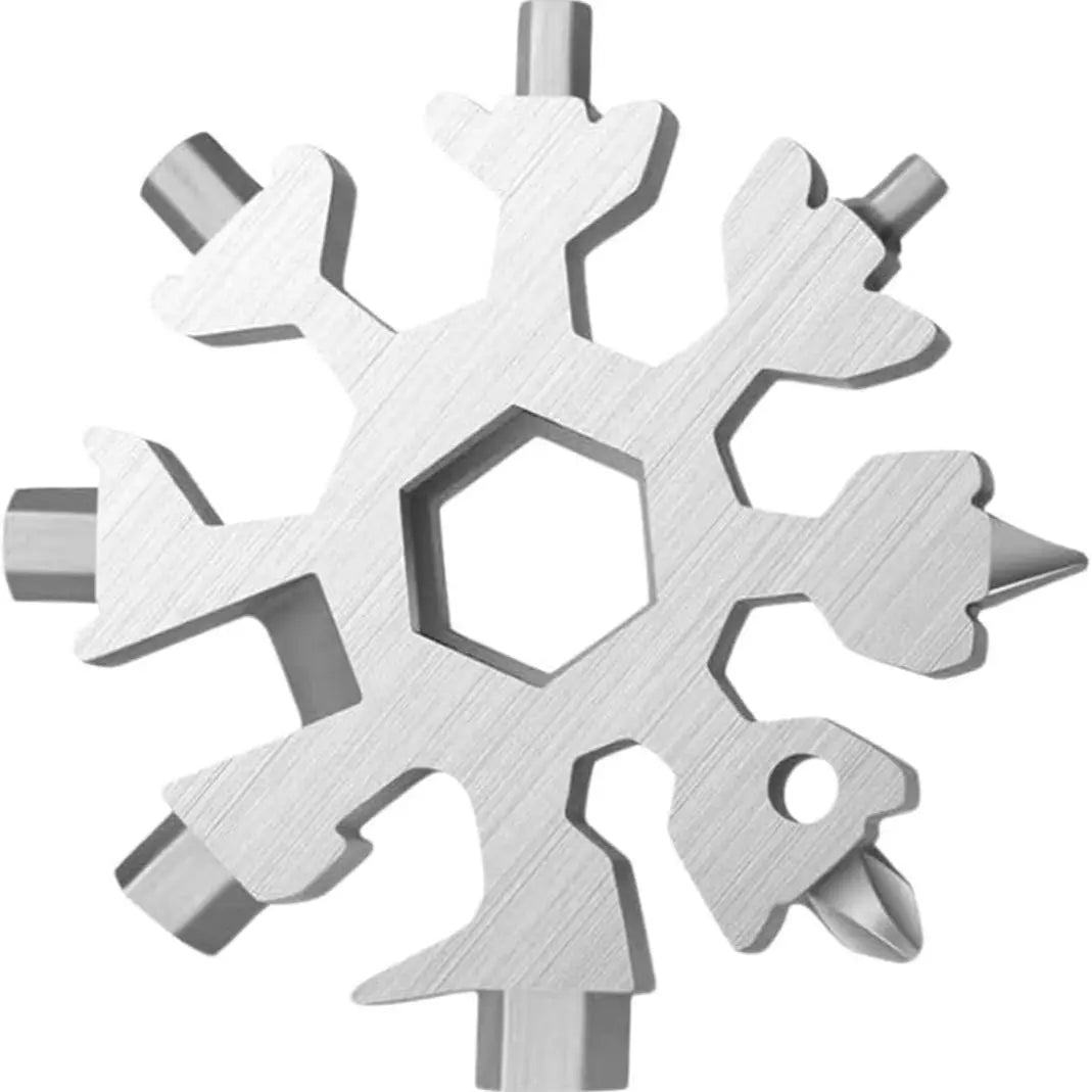 Viral 18-in-1 Snowflake Multi-tool  Stainless Steel Portable Wrench