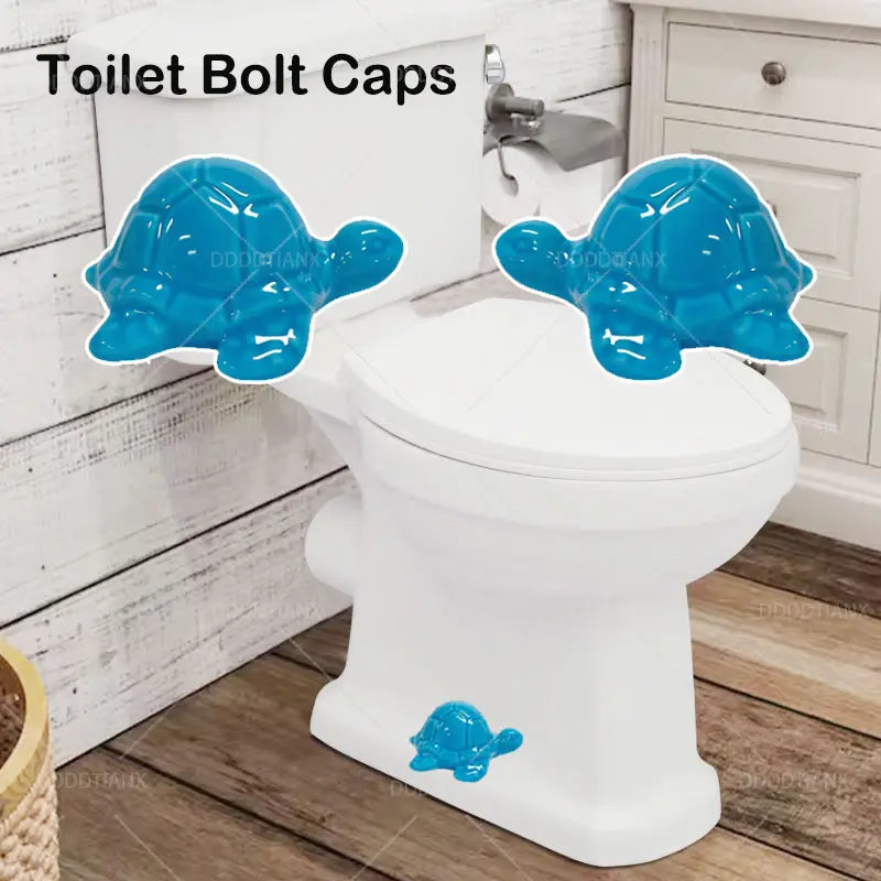 2-Pack Decorative Ceramic Bird Toilet Bolt Covers, Cute Screw Caps