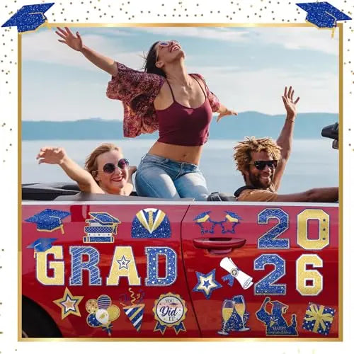 2026 Graduation Car Magnets & Refrigerator Decals