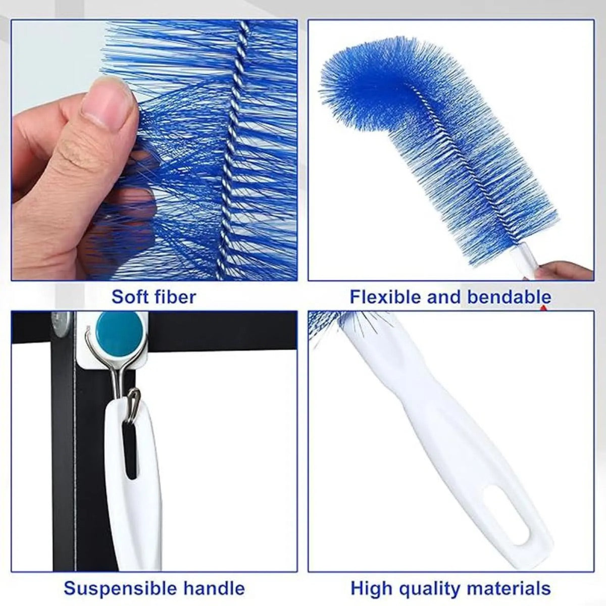 Plumeau microfibre flexible pour ventilateur de plafond
