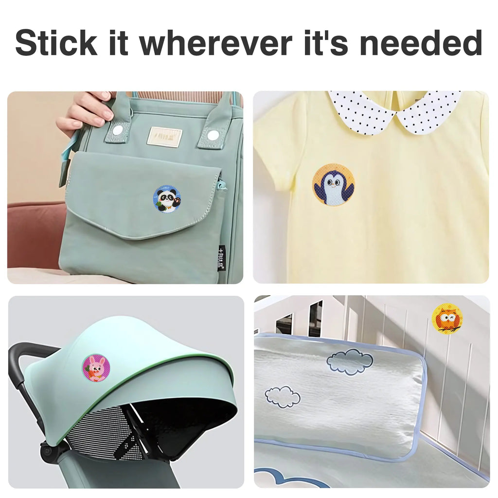 Cute Animal Insect Repellent Stickers | Long-Lasting Clothing Patches for Kids