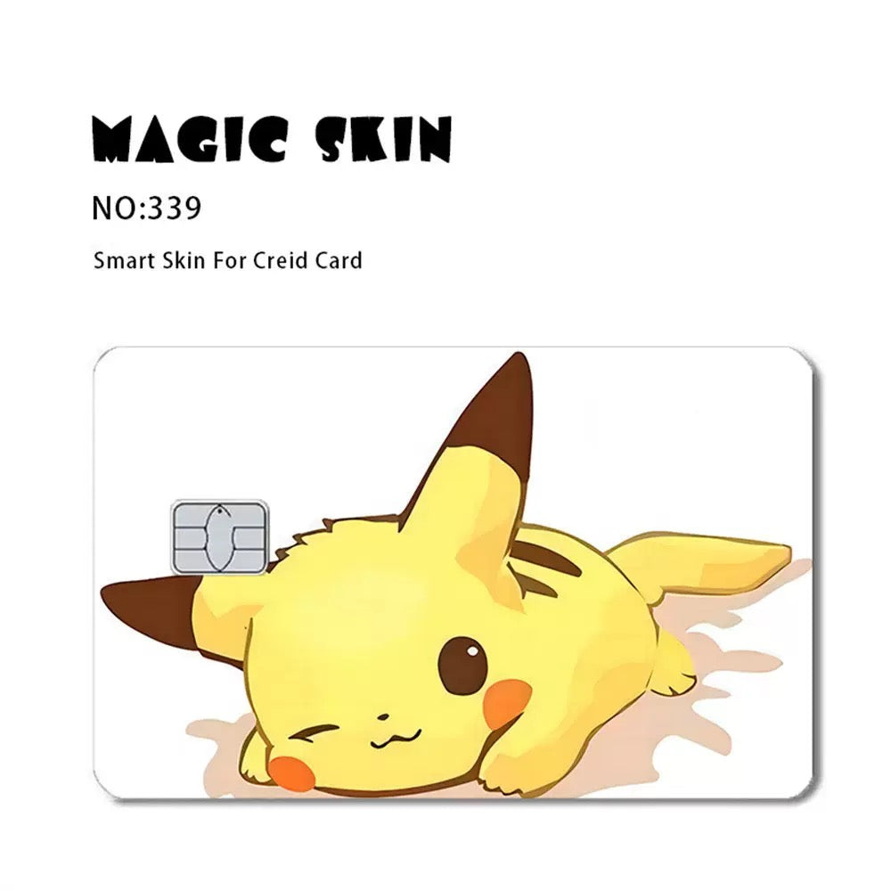 Fire Dragon Classic Card Skin Stickers – 1 Set (Front & Back), Decorative Credit & Debit Card Covers