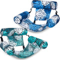 SLOOSH Inflatable Pool Float Lounge Chair (1/2 Pack) – Heavy Duty Blow up Noodle for Adults, Water Party & Lake Fun – Mother's Day Gift