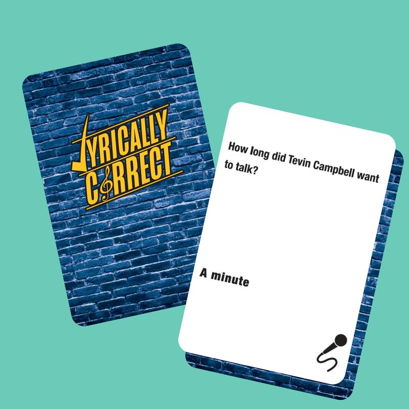 Lyrically Correct 90s R&B Expansion Pack – 80 Additional Music Trivia Cards