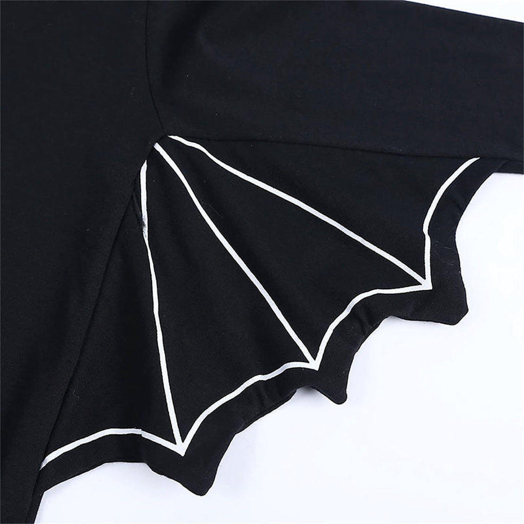 0–18M My First Halloween Costume for Baby Boys & Girls, Bat Cosplay Hooded Romper