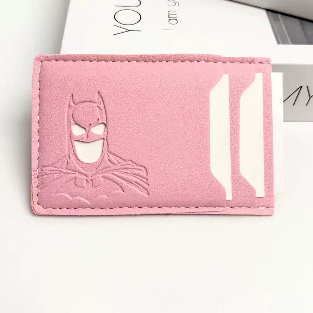 Bat Wallet, Men’s & Women’s Styles with Left or Right ID Window, Multiple Card Slots, Eye Cutout Design, Unique Gift for Him or Her