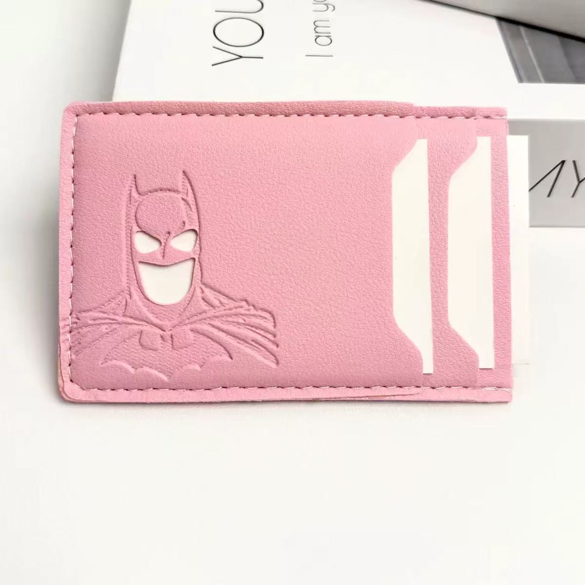 Bat Wallet, Men’s & Women’s Styles with Left or Right ID Window, Multiple Card Slots, Eye Cutout Design, Unique Gift for Him or Her