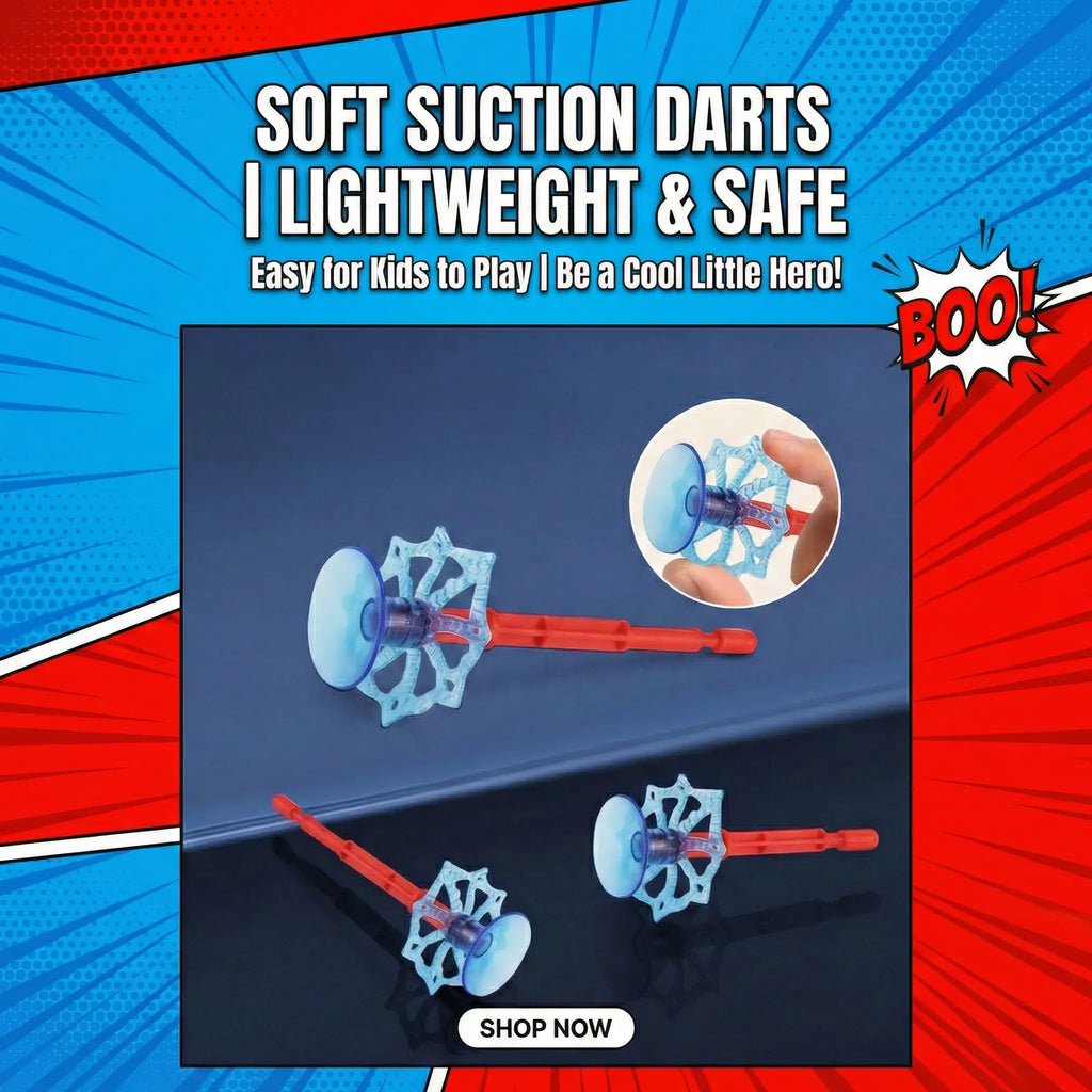 Superhero String Shooter Toy Set - Ages 4+ Gift
