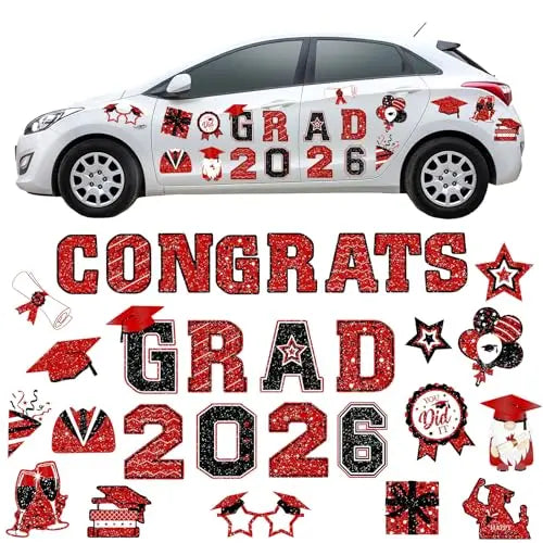 2026 Graduation Car Magnets & Refrigerator Decals