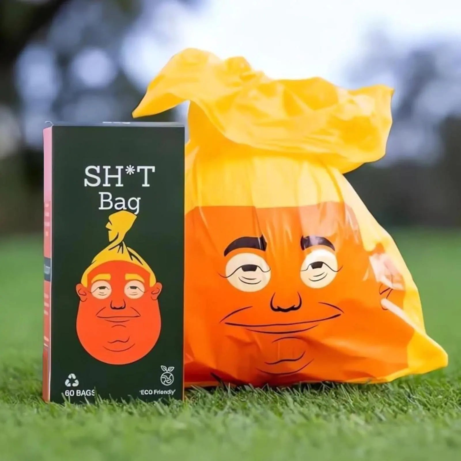 Funny Dog Poop Bags (60 Count)